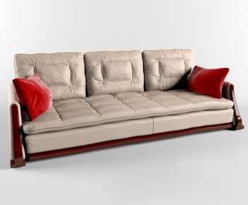 Modern Three-seat Sofa-ID:912808874