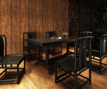 New Chinese Style Leisure Table And Chair-ID:597518267