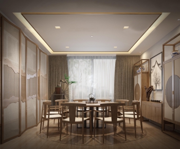 New Chinese Style Dining Room-ID:913181134