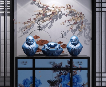 New Chinese Style Decorative Set-ID:651526582