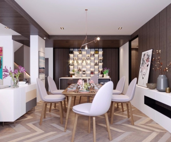 Nordic Style Dining Room-ID:591859752
