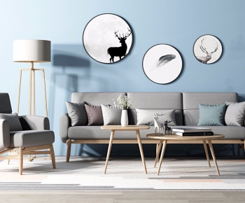 Nordic Style Sofa Combination-ID:514303415