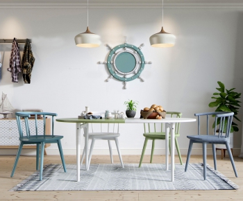 Nordic Style Dining Table And Chairs-ID:611148255