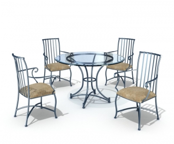 Simple European Style Leisure Table And Chair-ID:732420675