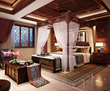 Chinese Style Bedroom-ID:412019274