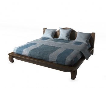 European Style Double Bed-ID:650336263