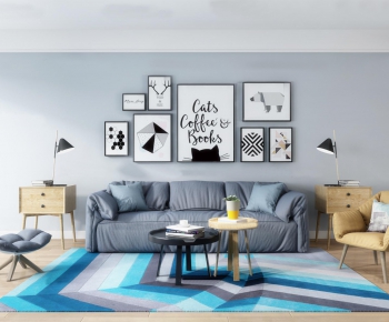 Nordic Style Sofa Combination-ID:344860968