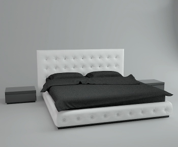 Modern Double Bed-ID:360228644