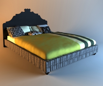 European Style Double Bed-ID:392167797