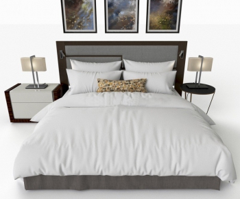 Modern Double Bed-ID:341040779