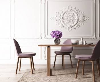 Nordic Style Dining Table And Chairs-ID:255163652