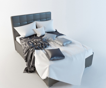 Modern Single Bed-ID:306184155