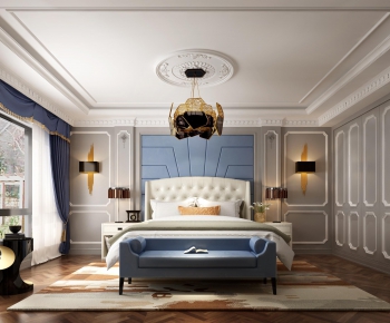 Simple European Style Bedroom-ID:314888539