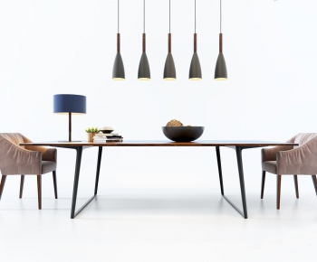 Nordic Style Dining Table And Chairs-ID:994534318