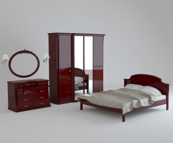 European Style Double Bed-ID:855449187