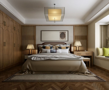 New Chinese Style Bedroom-ID:527277556