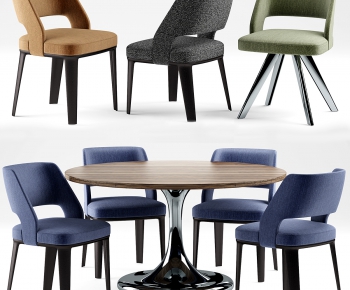 Modern Nordic Style Dining Table And Chairs-ID:616599745