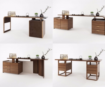 New Chinese Style Office Table-ID:366997178