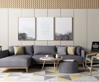 Modern Nordic Style Sofa Combination-ID:355018822