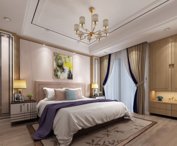 New Chinese Style Bedroom-ID:929066833