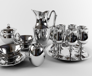 Modern Cutlery/tea Set-ID:661251461