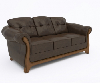 European Style Three-seat Sofa-ID:134188265