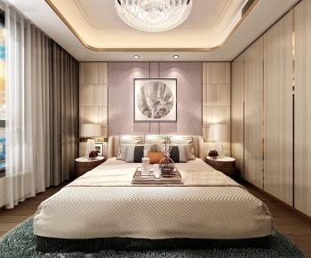 Modern Hong Kong Style Bedroom-ID:825454851