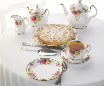 American Style Idyllic Style Tea Set-ID:437024339