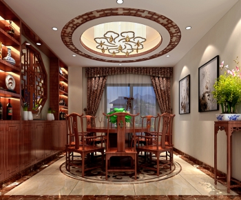 Chinese Style Dining Room-ID:585699888