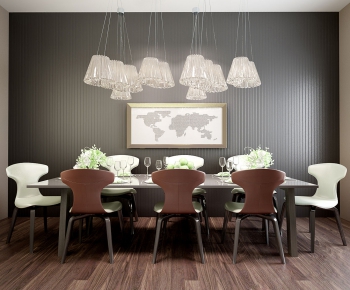 Modern Simple Style Dining Table And Chairs-ID:802251159