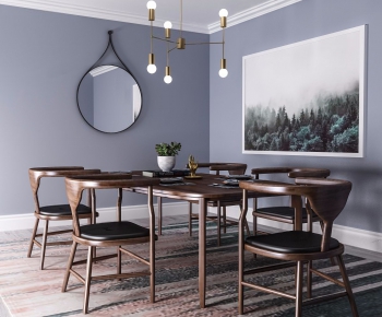 Nordic Style Dining Room-ID:605091369