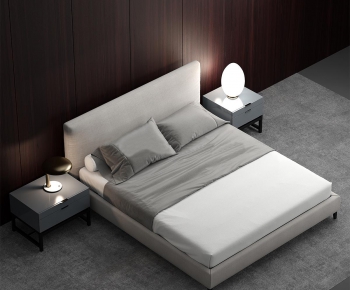 Modern Double Bed-ID:582231255