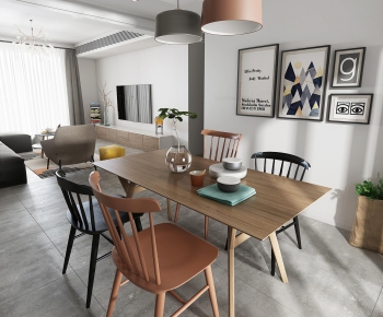 Nordic Style Dining Room-ID:573240872