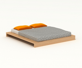 Modern Double Bed-ID:686946729