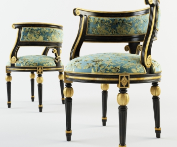 European Style New Classical Style Single Chair-ID:420130469