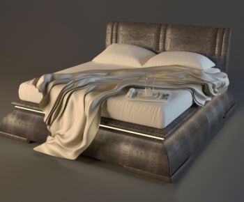 Modern Double Bed-ID:478501173