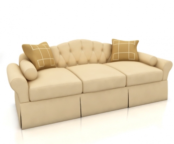 American Style Three-seat Sofa-ID:971226854