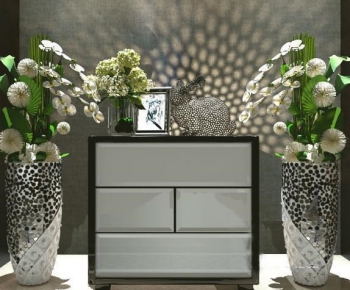Modern Chinese Style New Chinese Style Side Cabinet/Entrance Cabinet-ID:250780532
