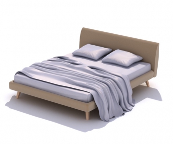 Modern Double Bed-ID:148388824