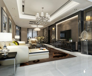 Modern A Living Room-ID:916461759