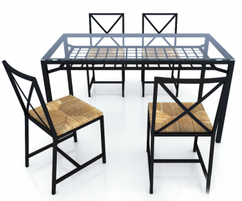Modern Dining Table And Chairs-ID:676632699