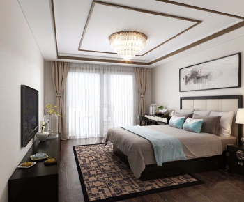 New Chinese Style Bedroom-ID:177956698