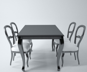 European Style Dining Table And Chairs-ID:100215137
