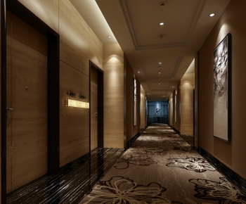 Modern Corridor Elevator Hall-ID:995305468