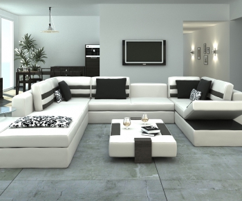 Modern A Living Room-ID:897905469