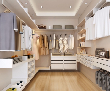 Modern Clothes Storage Area-ID:692063377
