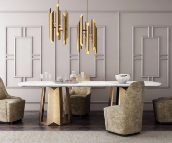 Modern Dining Table And Chairs-ID:548527433