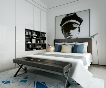 Modern Simple Style Bedroom-ID:926609444