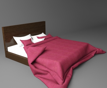 Modern Double Bed-ID:349951749