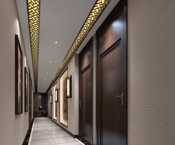 New Chinese Style Corridor Elevator Hall-ID:776832172